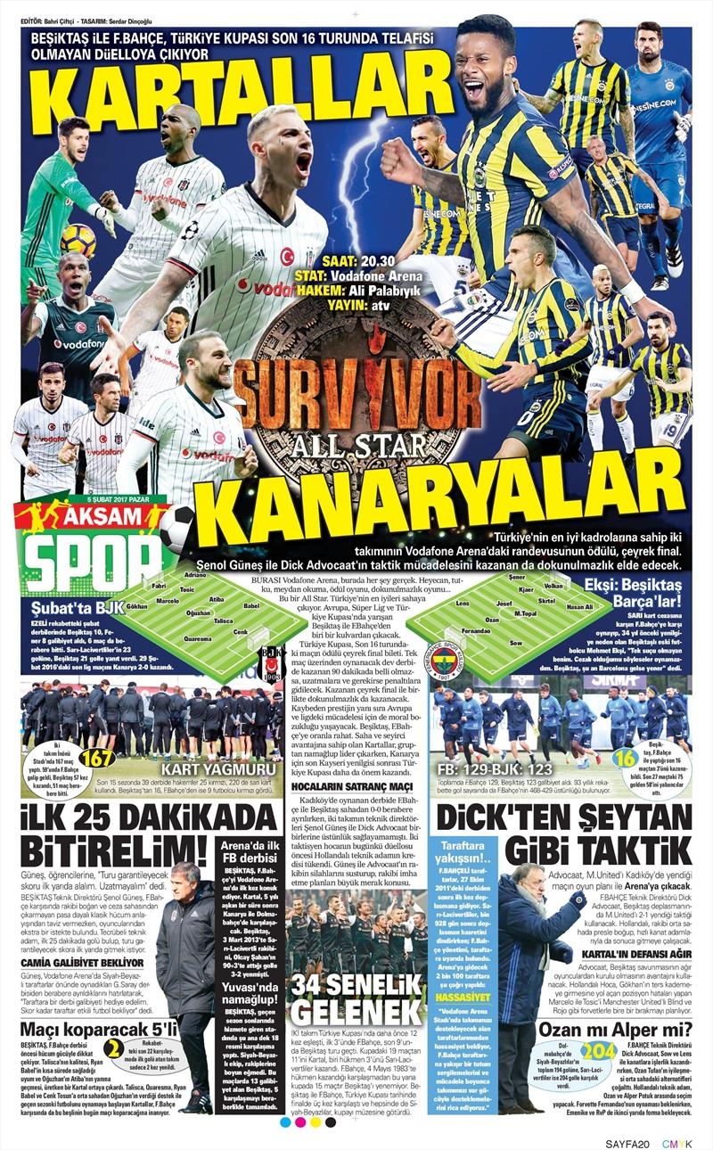 05 Şubat 2017 | İşte gazetelerin Beşiktaş manşetleri - Görsel 4