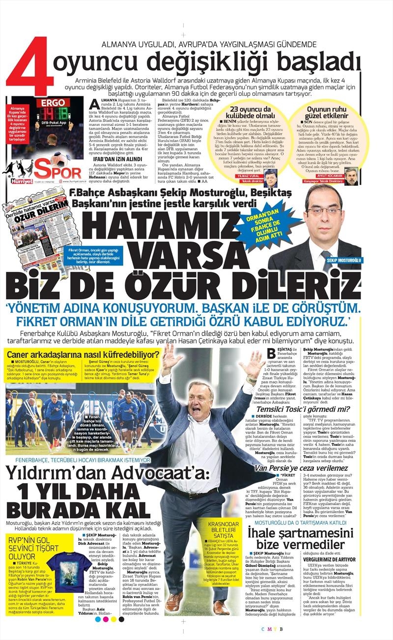 09 Şubat 2017 | İşte gazetelerin Beşiktaş manşetleri - Görsel 5