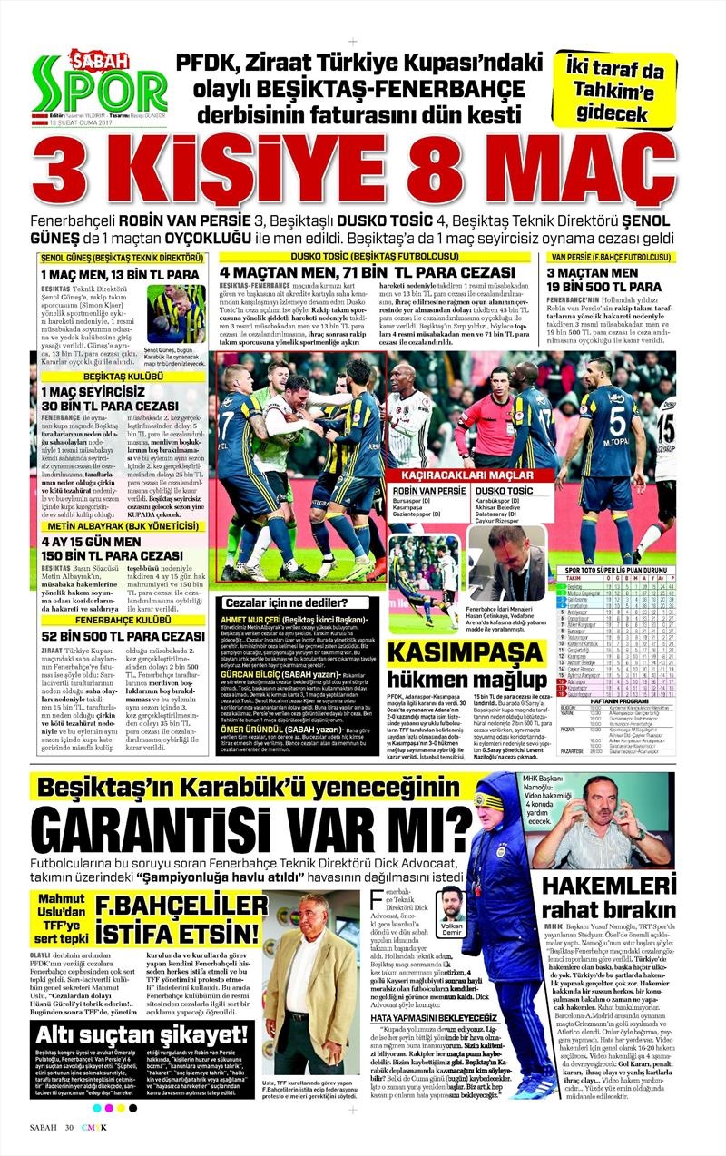 10 Şubat 2017 | İşte gazetelerin Beşiktaş manşetleri - Görsel 10