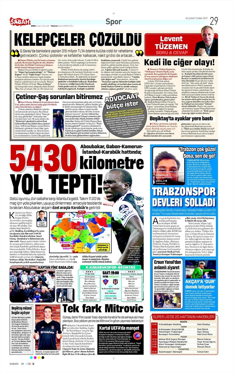 10 Şubat 2017 | İşte gazetelerin Beşiktaş manşetleri - Görsel 11