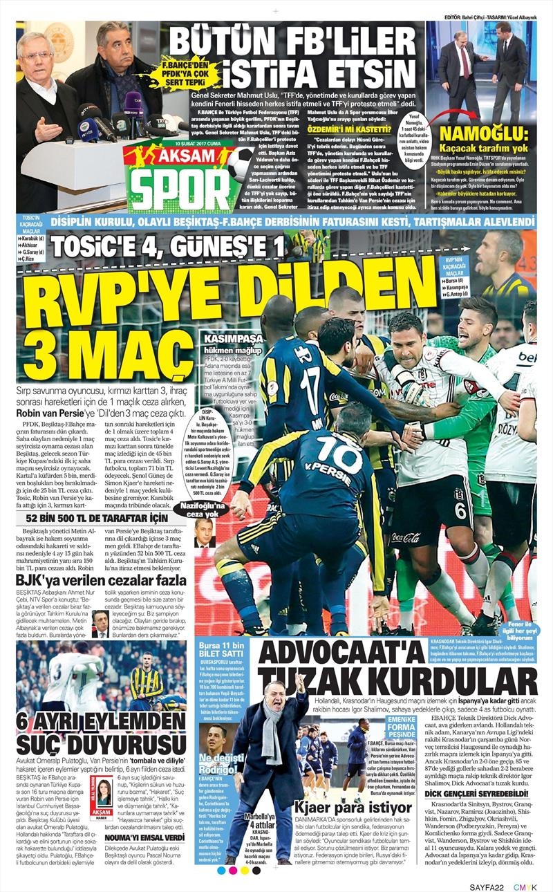 10 Şubat 2017 | İşte gazetelerin Beşiktaş manşetleri - Görsel 4