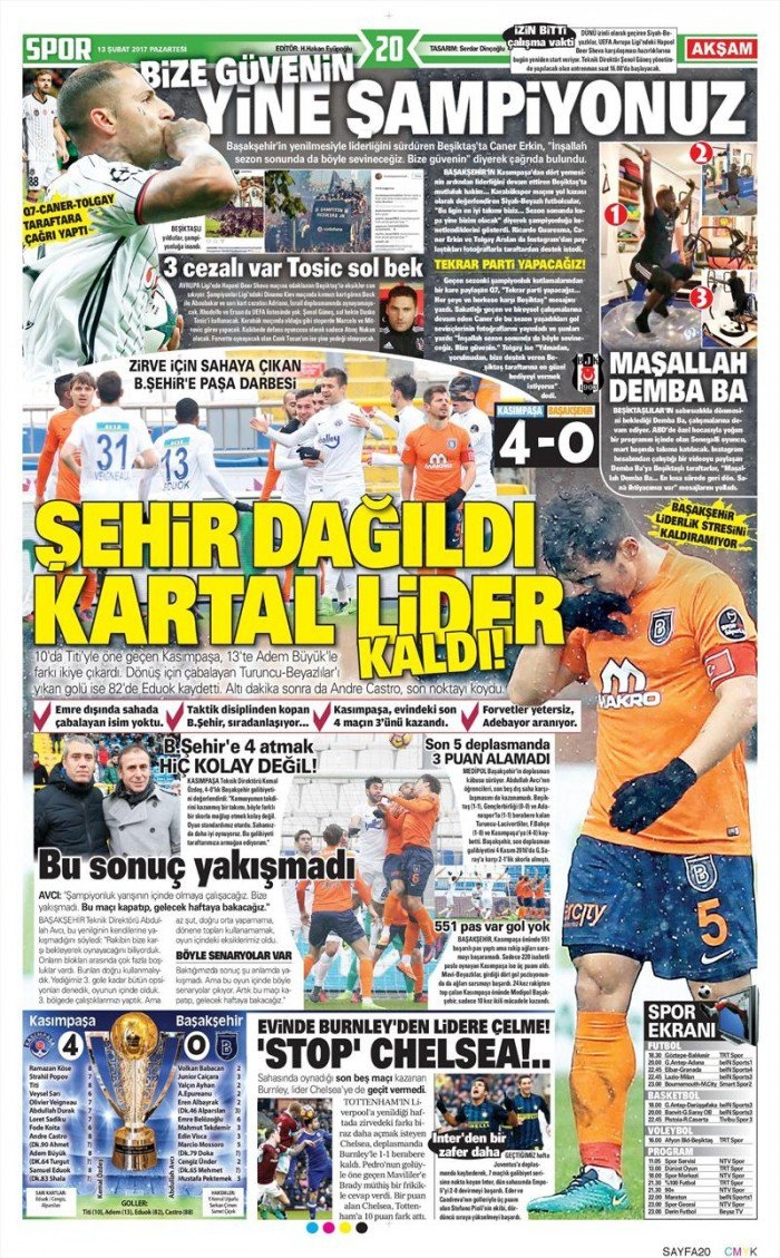 13 Şubat 2017 | İşte gazetelerin Beşiktaş manşetleri - Görsel 2