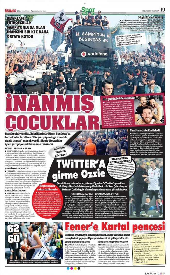13 Şubat 2017 | İşte gazetelerin Beşiktaş manşetleri - Görsel 4