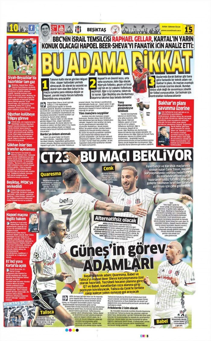 15 Şubat 2017 | İşte gazetelerin Beşiktaş manşetleri - Görsel 4