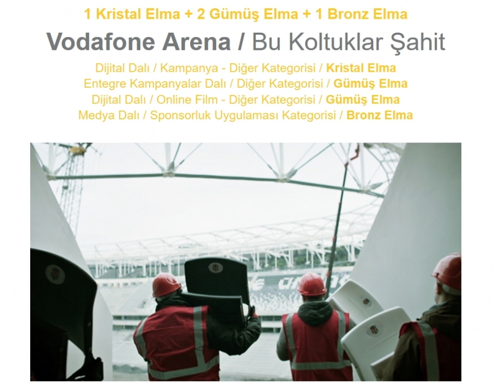 Vodafone Arena'ya 17 ödül - Görsel 2