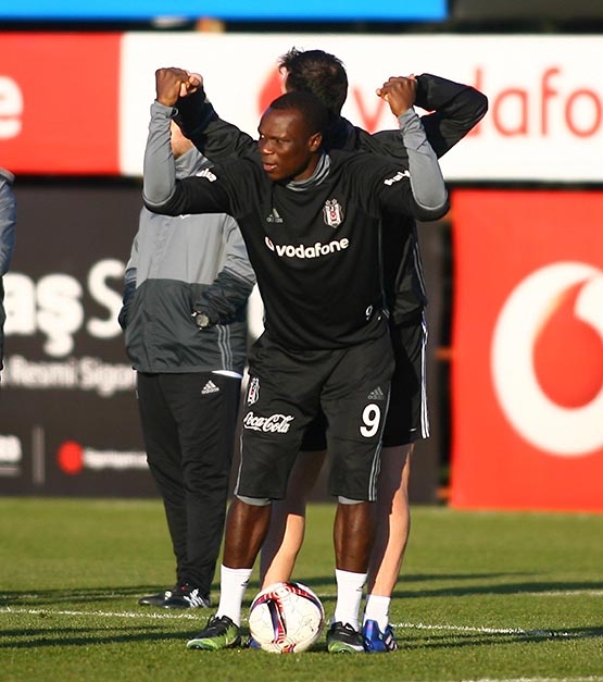 Beşiktaş'ın bugünkü antrenmanından kareler - Görsel 12