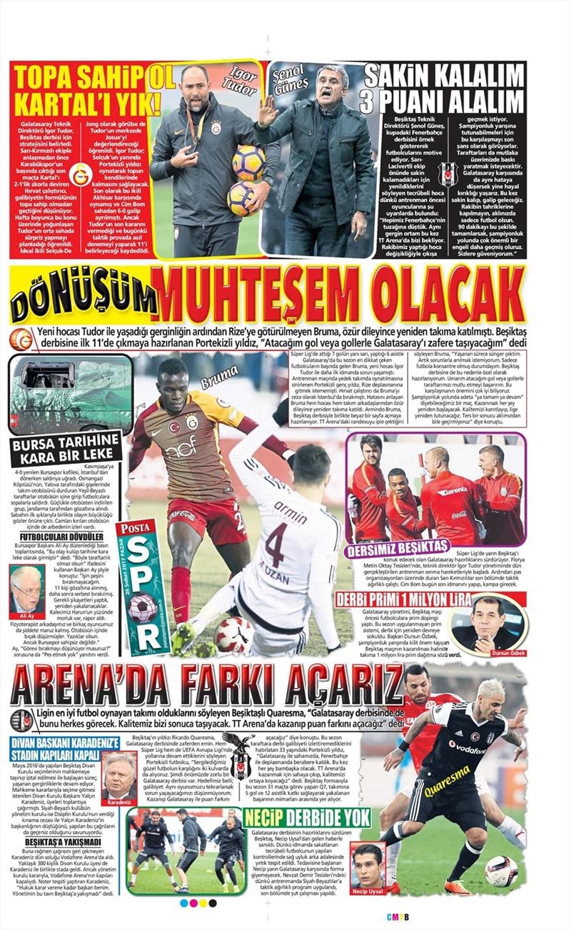 26 Şubat 2017 | İşte gazetelerin Beşiktaş manşetleri - Görsel 3