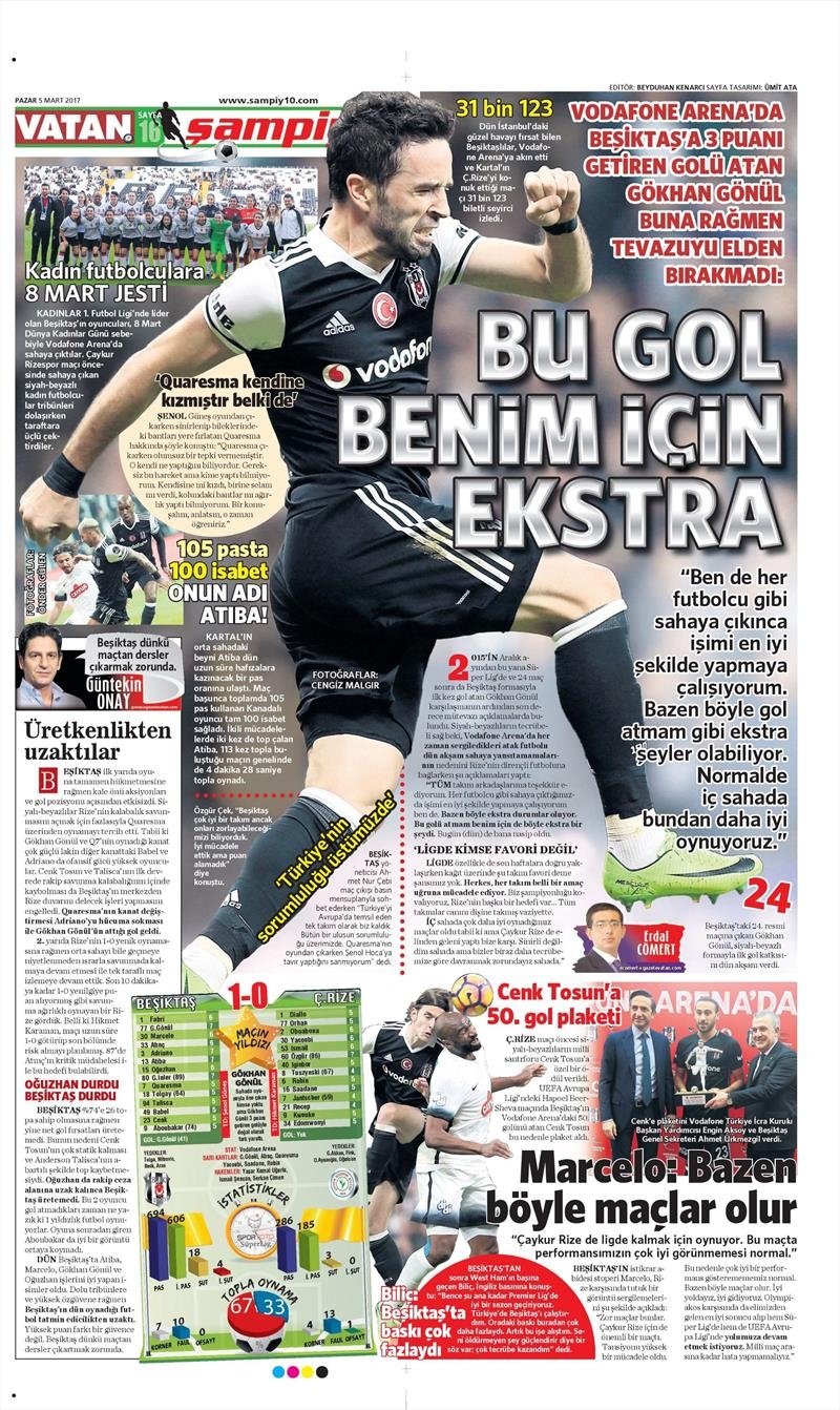5 Mart 2017 | İşte galibiyet manşetleri - Görsel 20
