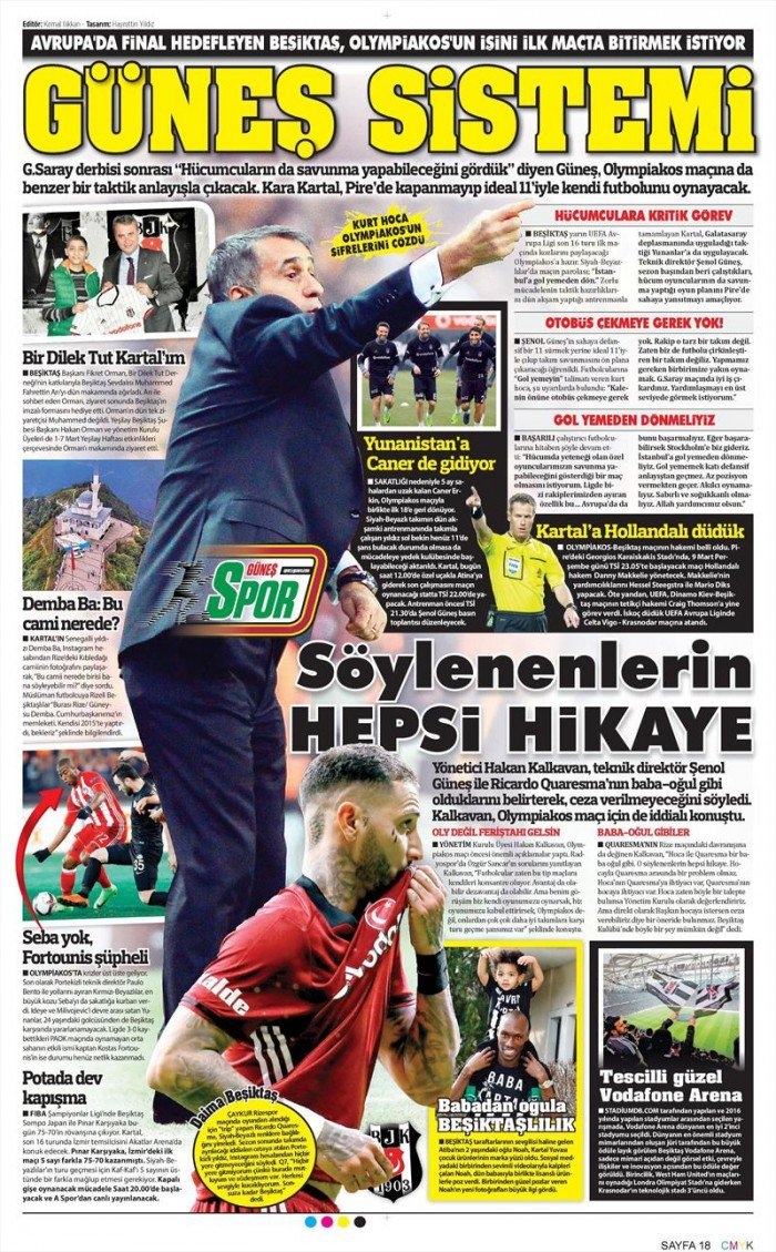 8 Mart 2017 | İşte gazetelerin Beşiktaş manşetleri - Görsel 10