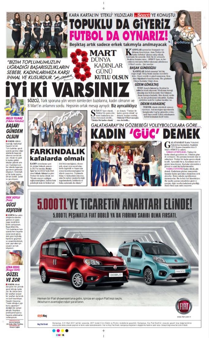 8 Mart 2017 | İşte gazetelerin Beşiktaş manşetleri - Görsel 11
