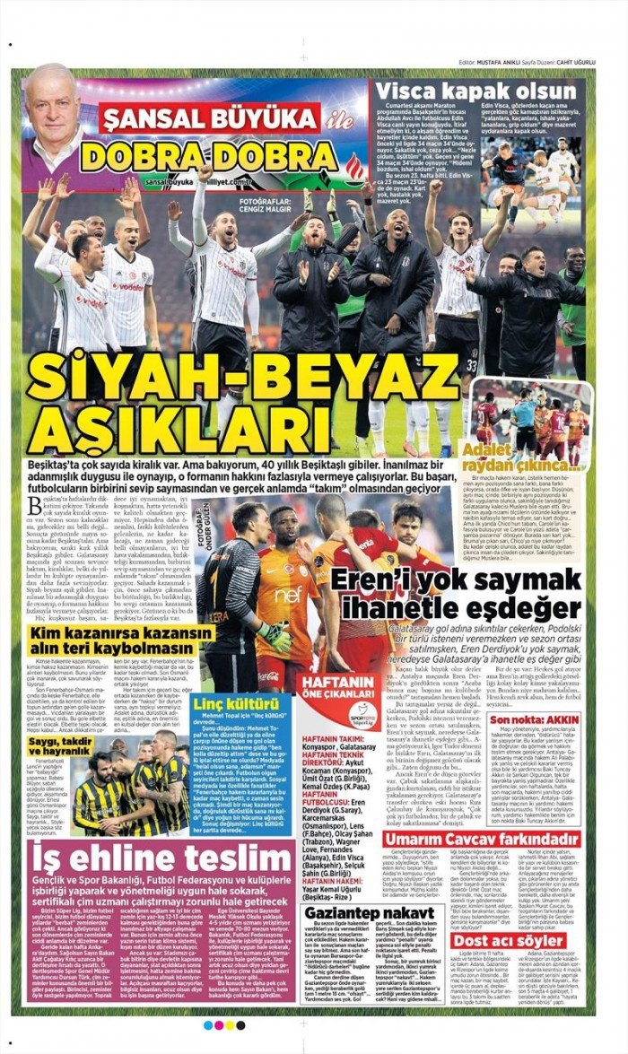 8 Mart 2017 | İşte gazetelerin Beşiktaş manşetleri - Görsel 5