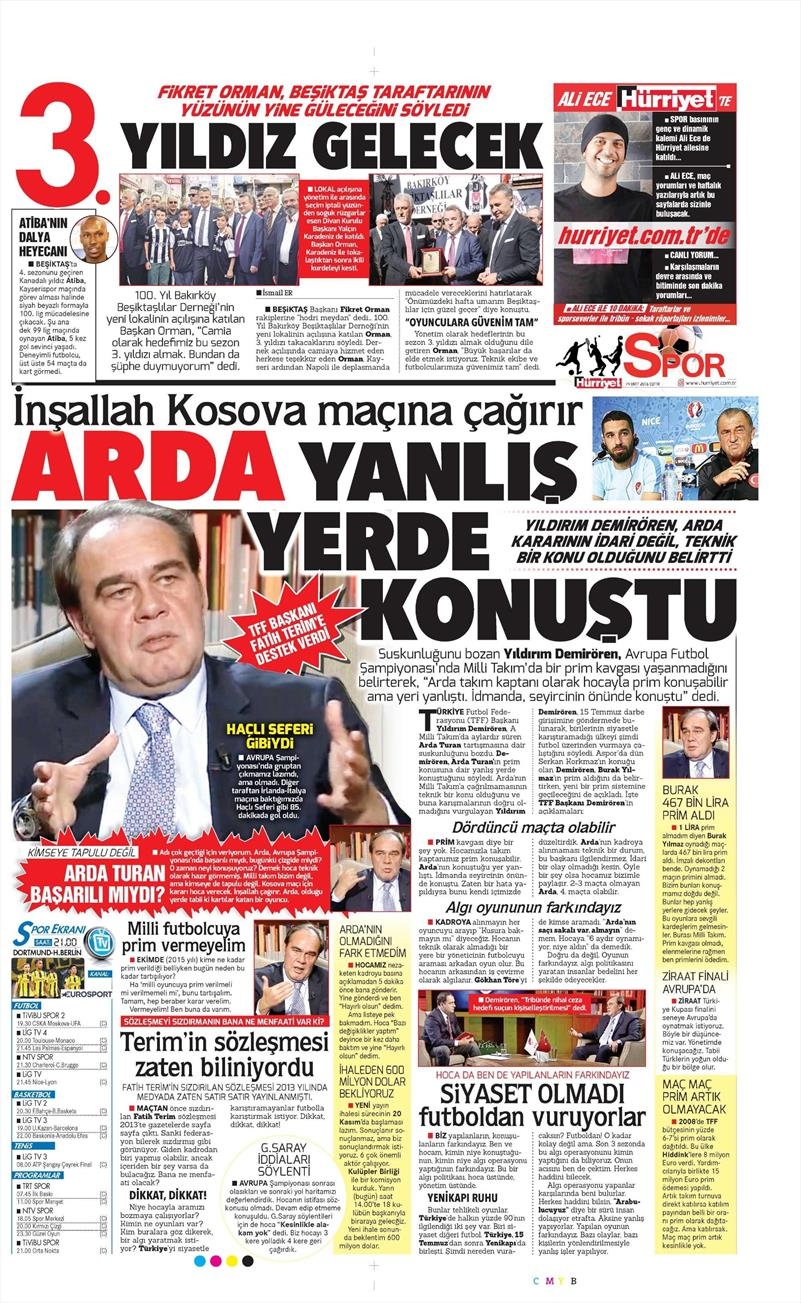 14 Ekim 2016 | Gazetelerin Beşiktaş manşetleri - Görsel 7