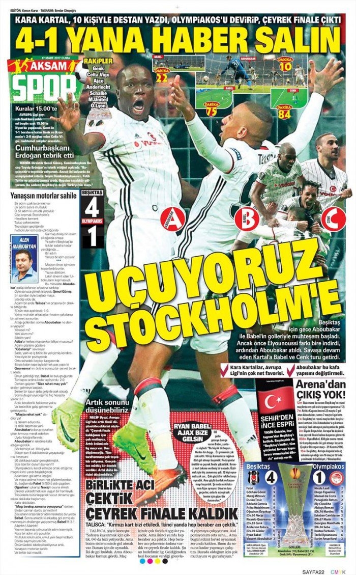 17 Mart 2017 | İşte gazetelerin Beşiktaş manşetleri - Görsel 10