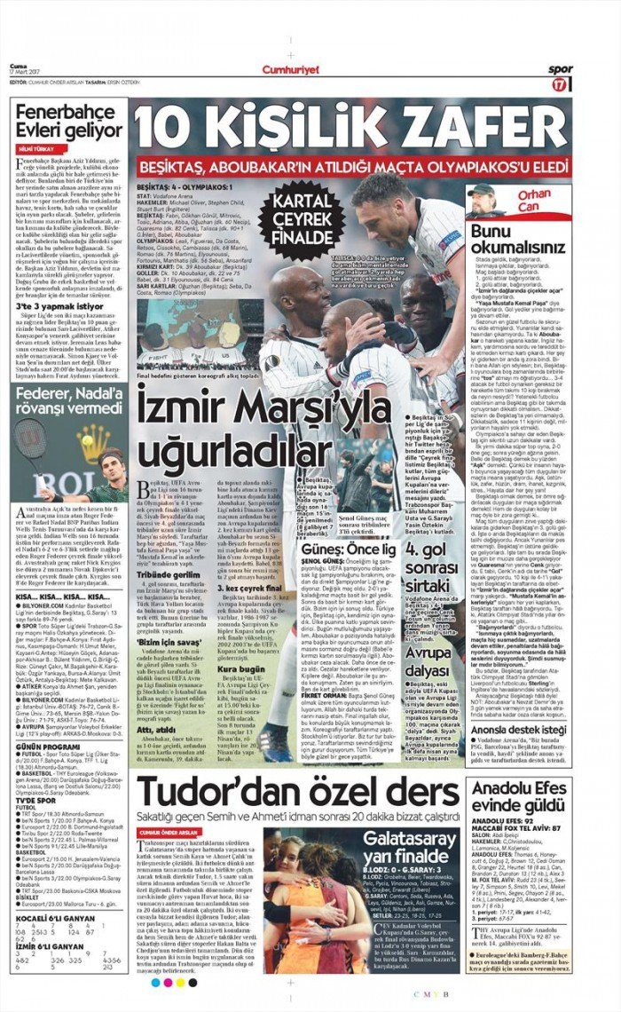 17 Mart 2017 | İşte gazetelerin Beşiktaş manşetleri - Görsel 8