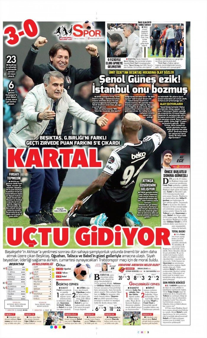 3 Nisan 2017 | İşte gazetelerin Beşiktaş manşetleri - Görsel 8