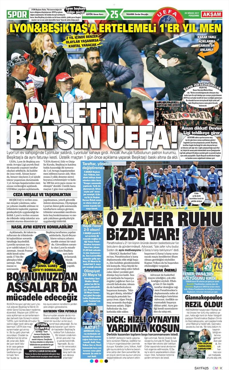 20 Nisan 2017 | İşte gazetelerin Beşiktaş manşetleri - Görsel 10