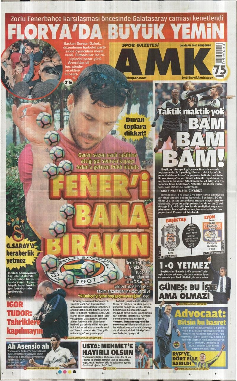 20 Nisan 2017 | İşte gazetelerin Beşiktaş manşetleri - Görsel 11