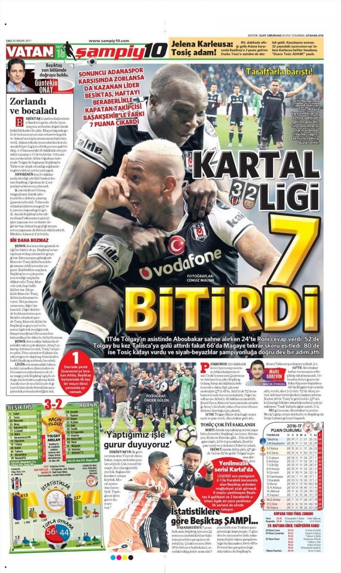 25 Nisan 2017 | İşte gazetelerin Beşiktaş manşetleri - Görsel 15