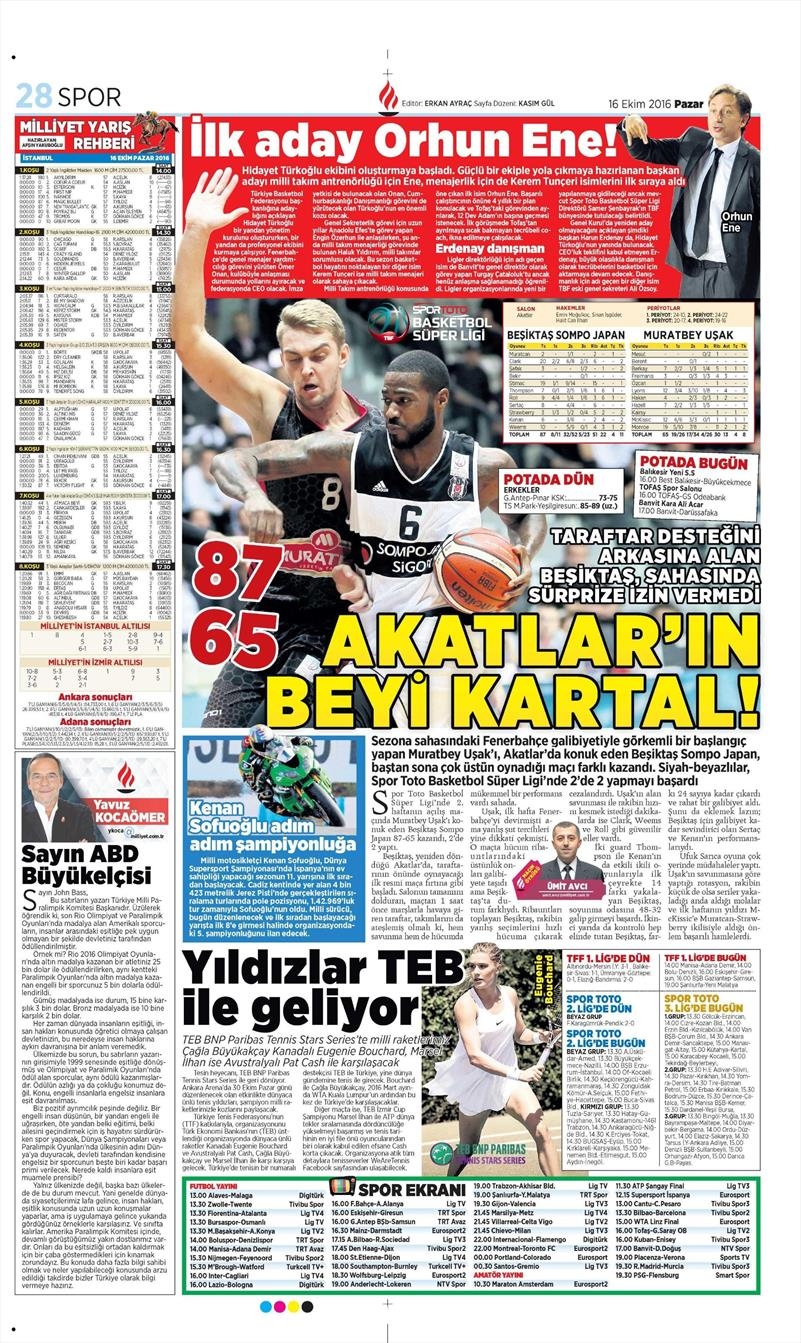 16 Ekim 2016 | Gazetelerin Beşiktaş Manşetleri - Görsel 22