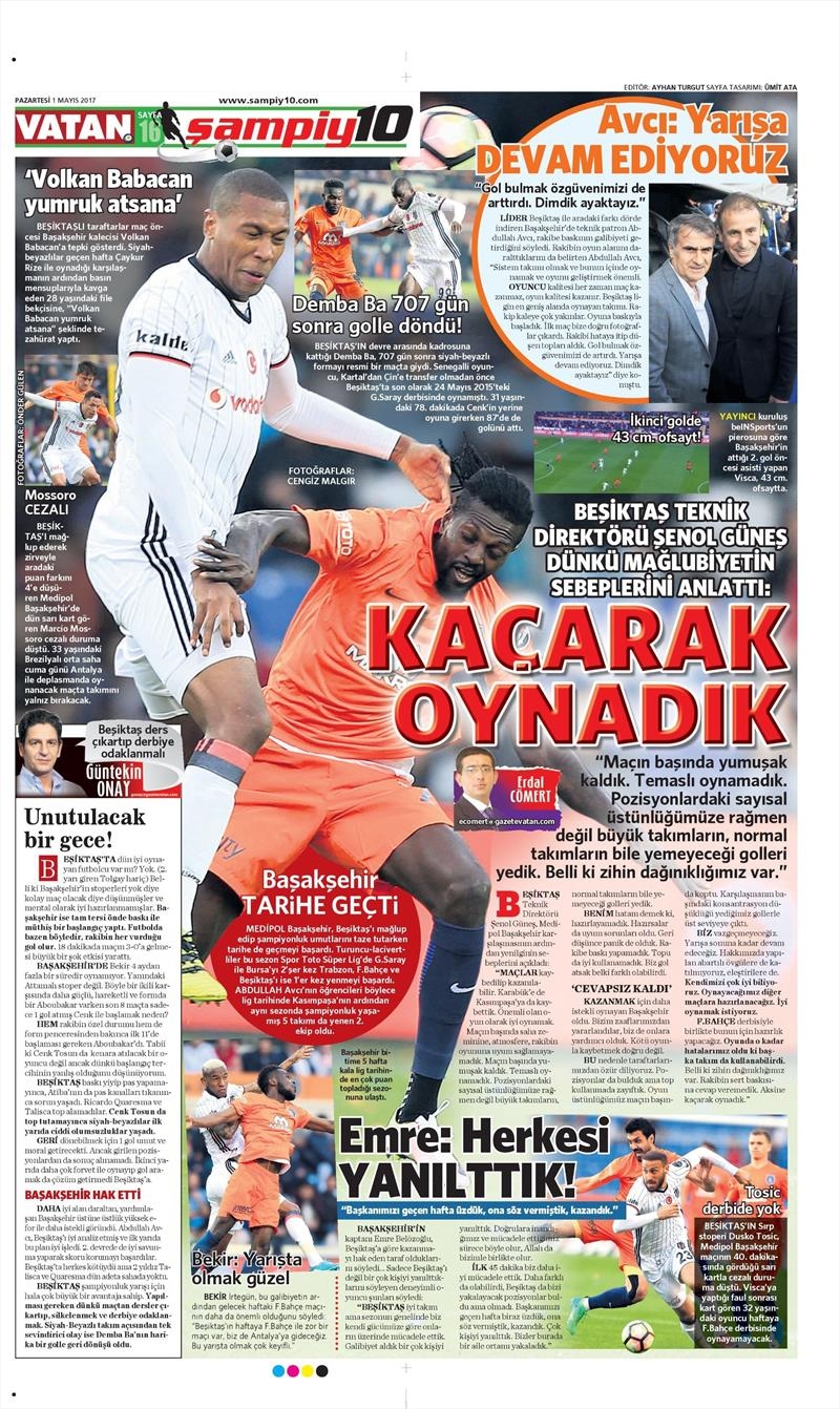 1 Mayıs 2017 | İşte gazetelerin Beşiktaş manşetleri - Görsel 12