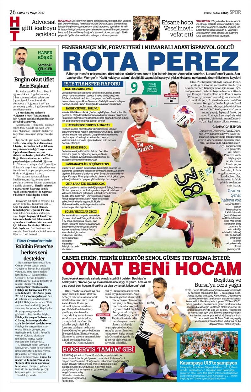 19 Mayıs 2017 | İşte gazetelerin Beşiktaş manşetleri - Görsel 3