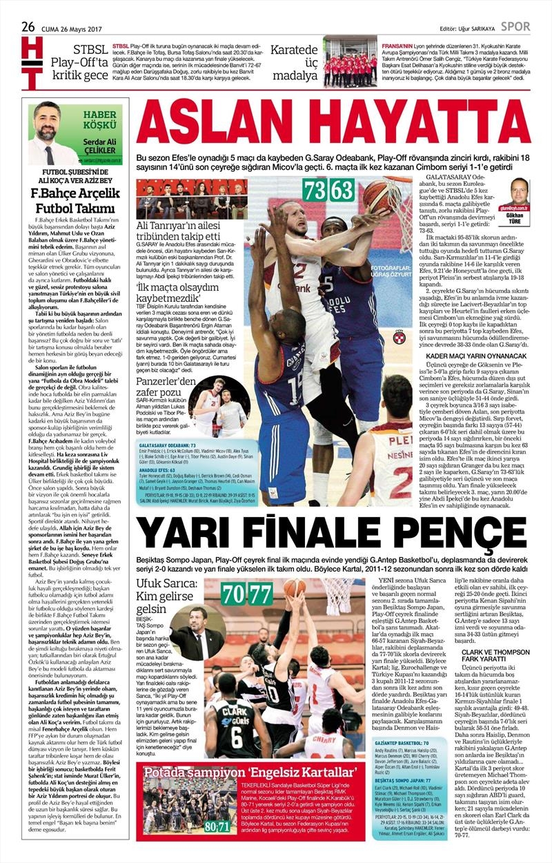 26 Mayıs 2017 | İşte Gazetelerin Beşiktaş Manşetleri - Görsel 4