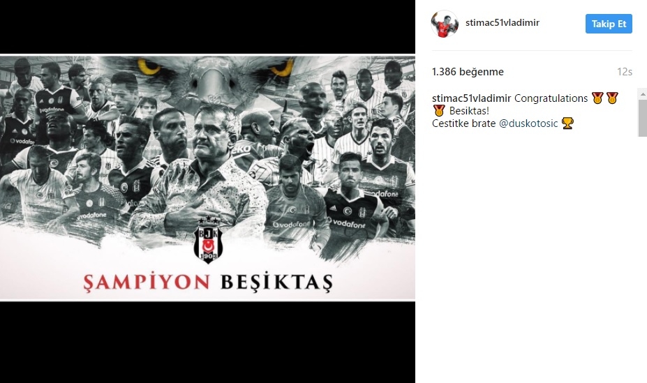 Beşiktaş Sompo Japan'ın yıldızları ve Ufuk Sarıca'dan da kutlama mesajla - Görsel 1
