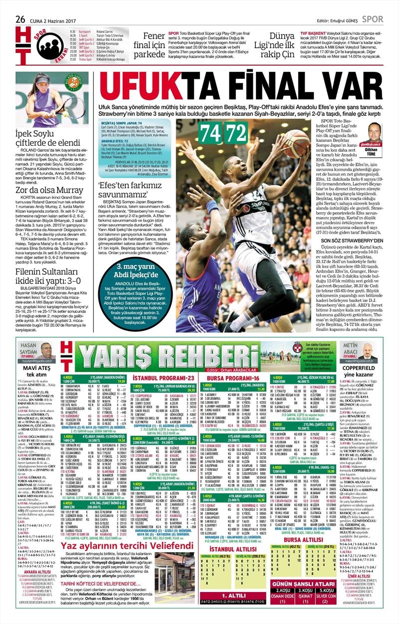 02 Haziran 2017 | İşte Gazetelerin Beşiktaş Manşetleri - Görsel 11