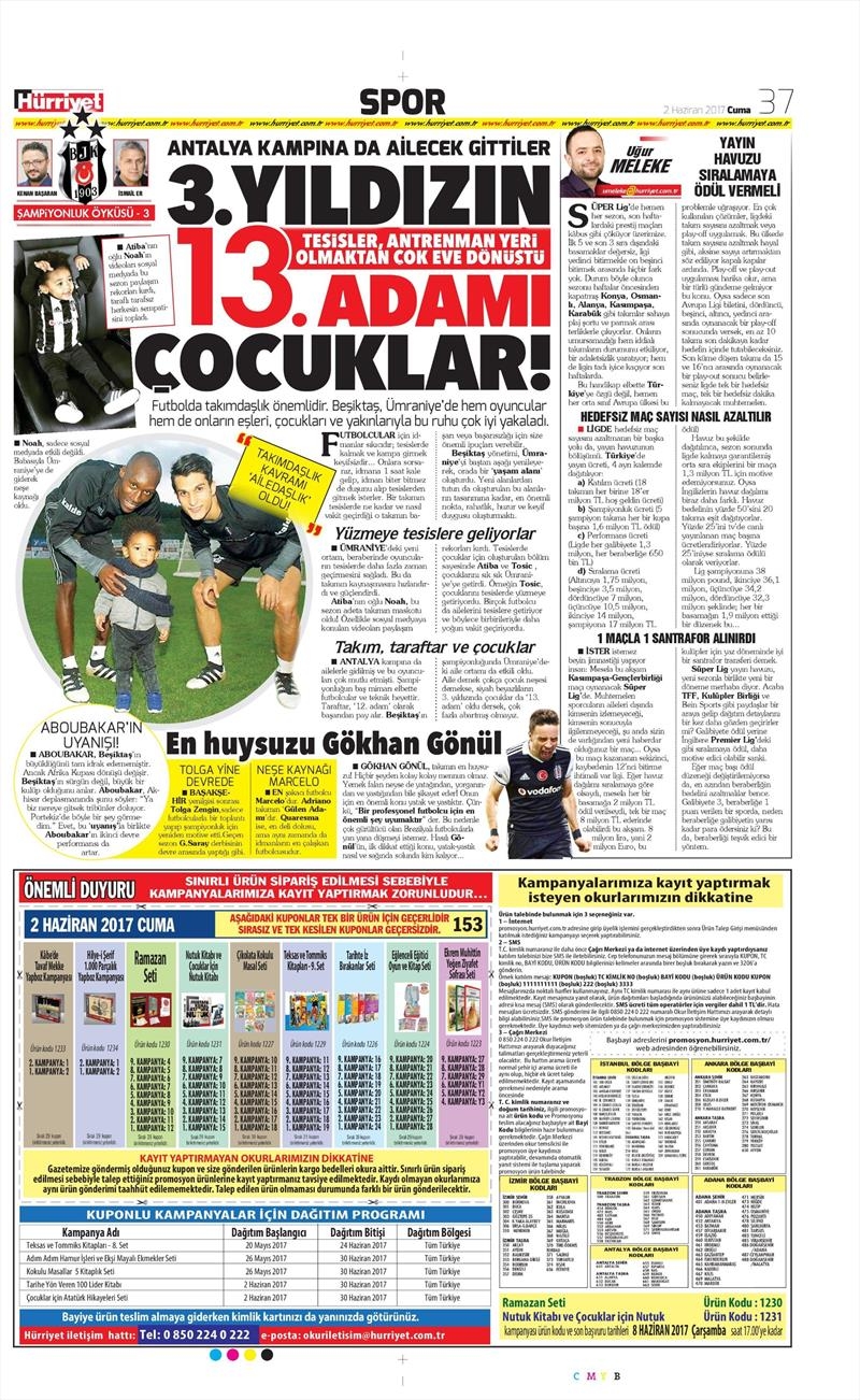 02 Haziran 2017 | İşte Gazetelerin Beşiktaş Manşetleri - Görsel 15