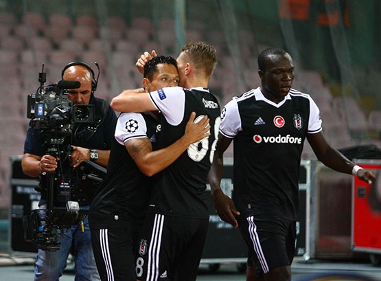 Napoli-Beşiktaş maçından kareler - Görsel 13