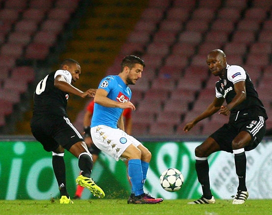 Napoli-Beşiktaş maçından kareler - Görsel 16