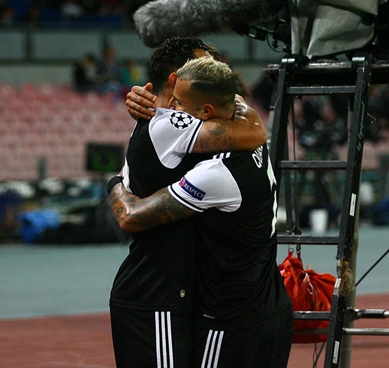 Napoli-Beşiktaş maçından kareler - Görsel 17
