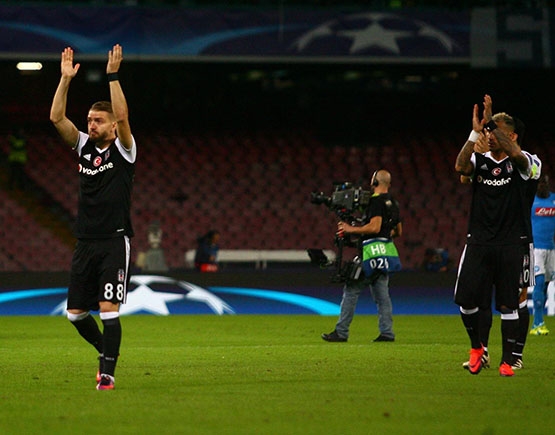 Napoli-Beşiktaş maçından kareler - Görsel 23