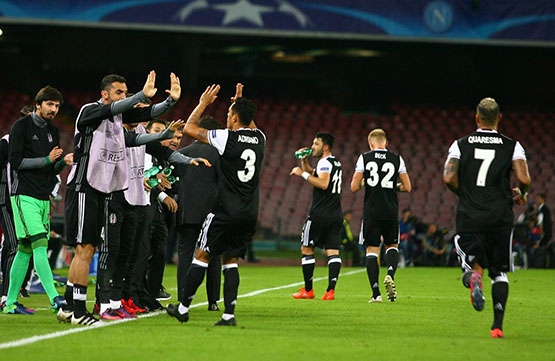 Napoli-Beşiktaş maçından kareler - Görsel 26
