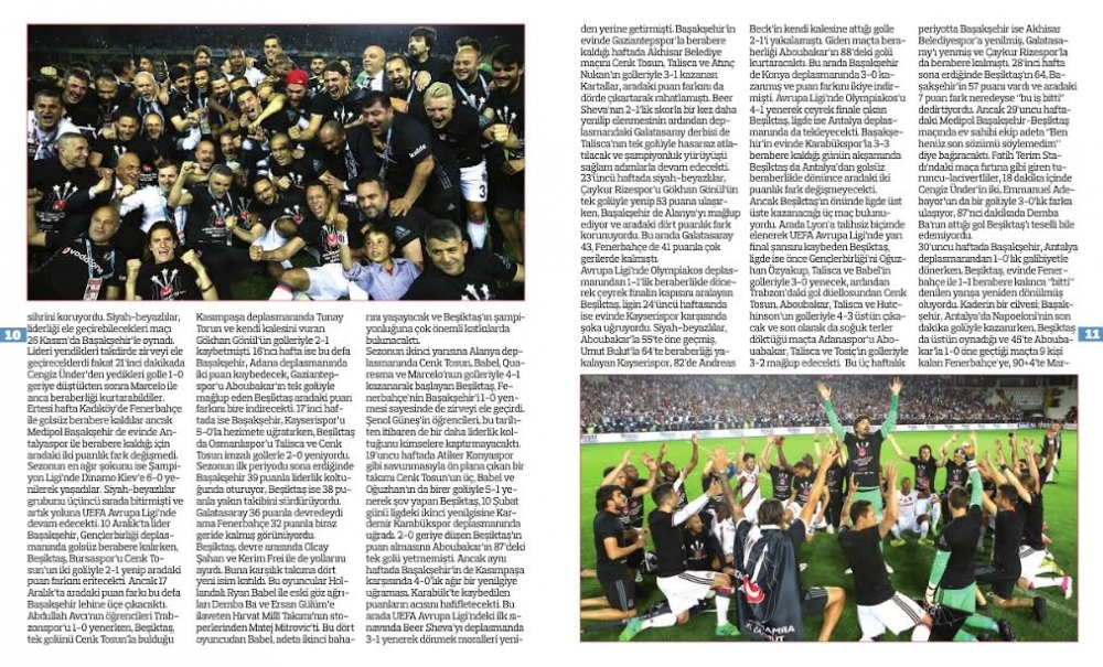 Futbol Federasyonu'nun dergisi Tam Saha'da şampiyonluk öyküsü - Görsel 4