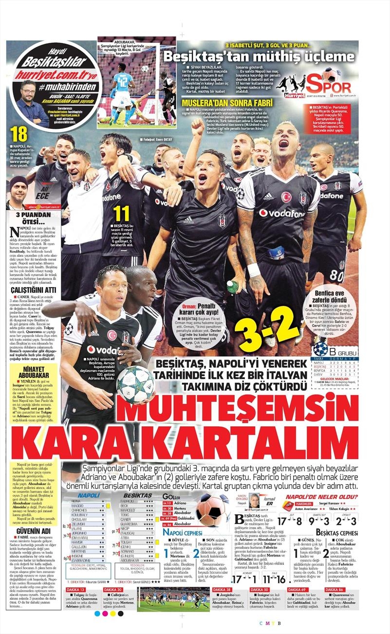20 Ekim 016 | Gazetelerin Beşiktaş Sayfaları - Görsel 15