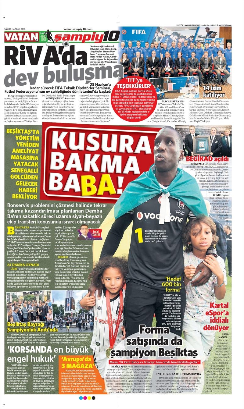 20 Haziran 2017 | Gazetlerin Beşiktaş Manşetleri - Görsel 9