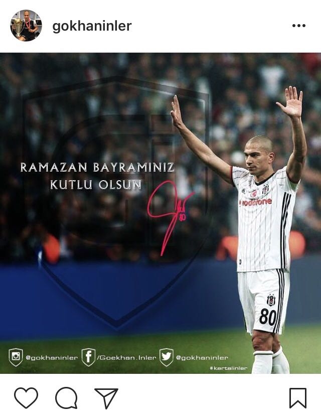 İşte Beşiktaşlı futbolcuların bayram paylaşımları - Görsel 4