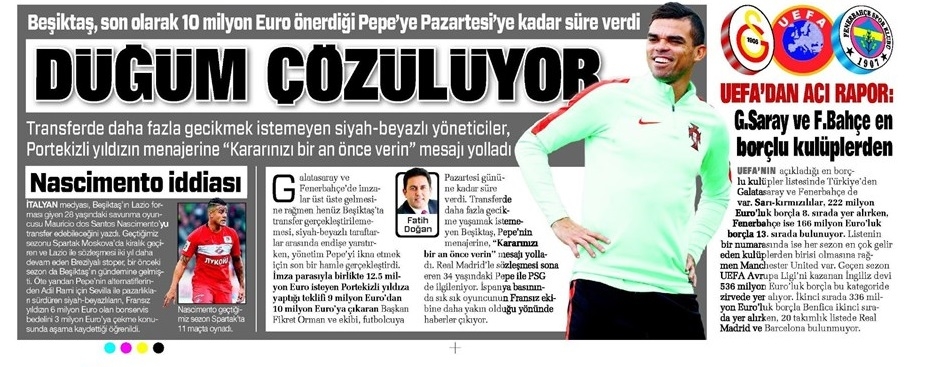 1 Temmuz 2017 | İşte gazetelerin Beşiktaş manşetleri - Görsel 2