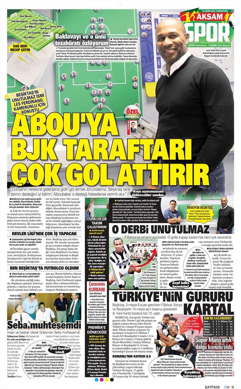 22 Ekim 2016 | Gazetelerin Beşiktaş manşetleri - Görsel 11