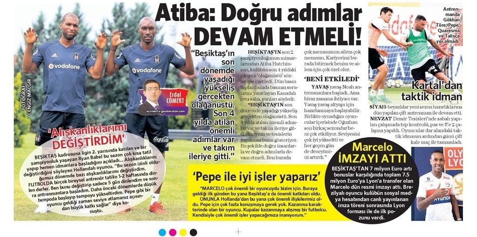 15 Temmuz 2017 | İşte gazetelerin Beşiktaş manşetleri - Görsel 4