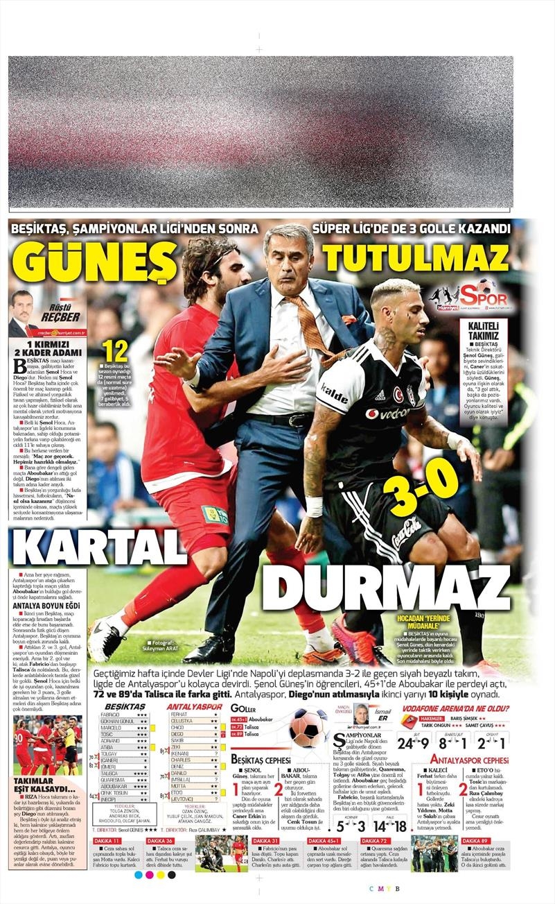 24 Ekim 2016 | Gazetelerin Beşiktaş sayfaları - Görsel 14