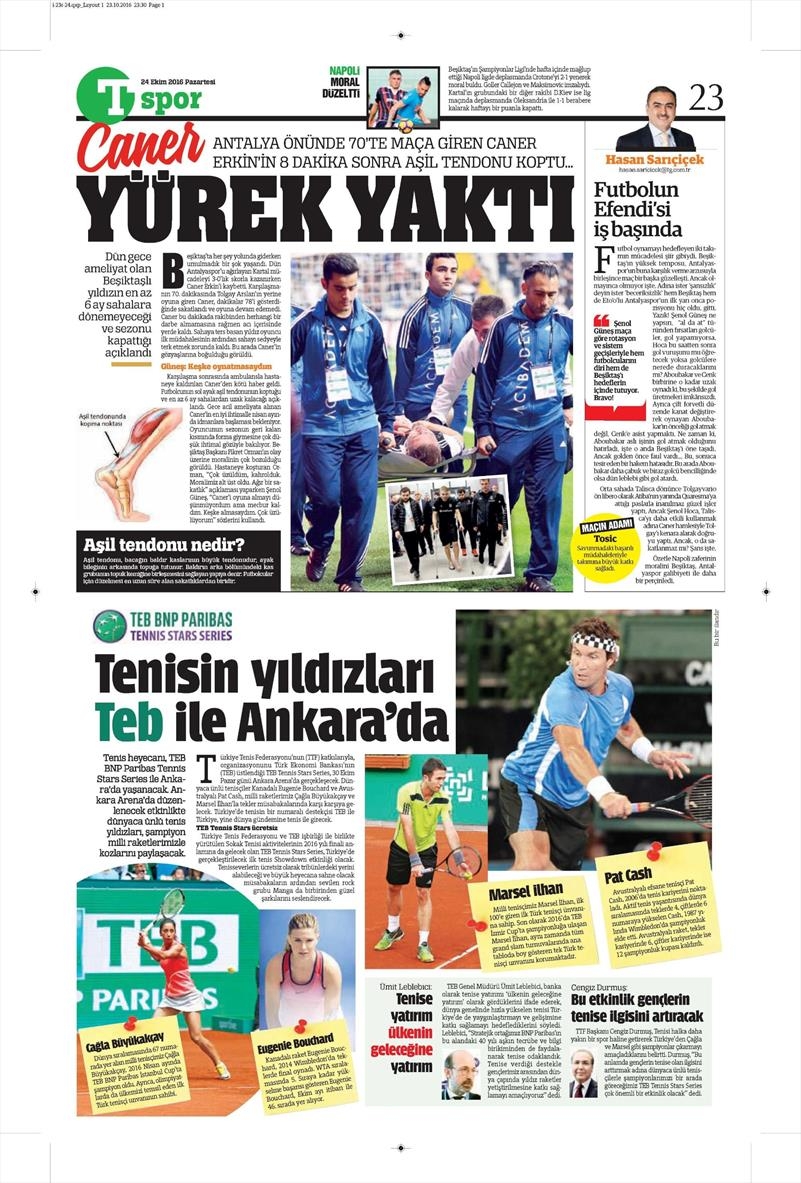 24 Ekim 2016 | Gazetelerin Beşiktaş sayfaları - Görsel 27