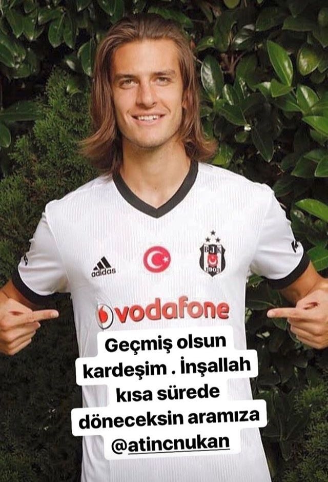 İşte takım arkadaşlarından Atınç'a atılan destek mesajları! - Görsel 3