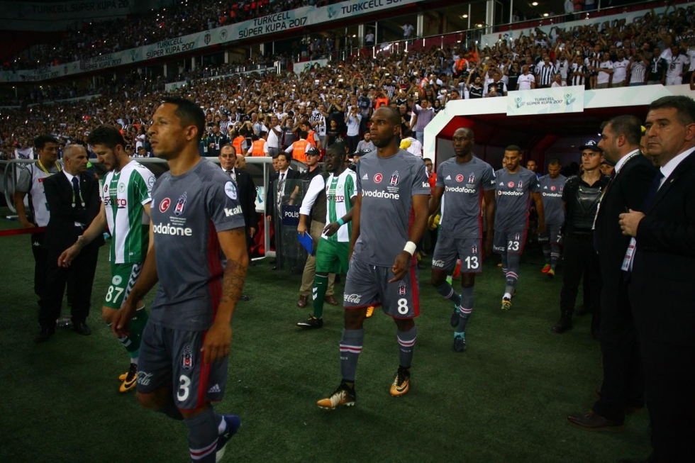 İşte Beşiktaş-Atiker Konyaspor mücadelesinden kareler! - Görsel 12