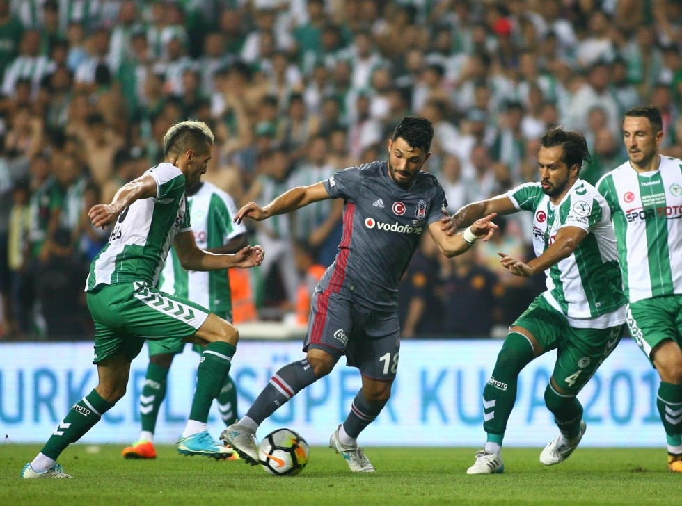İşte Beşiktaş-Atiker Konyaspor mücadelesinden kareler! - Görsel 15