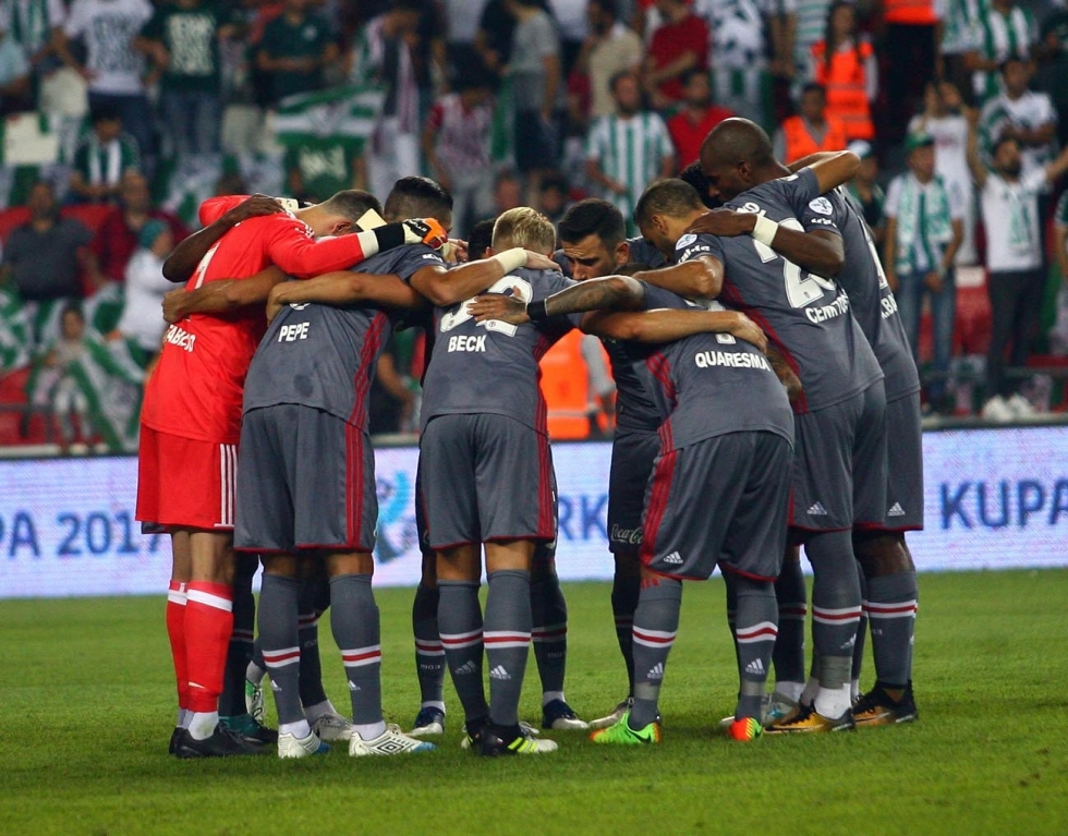 İşte Beşiktaş-Atiker Konyaspor mücadelesinden kareler! - Görsel 17