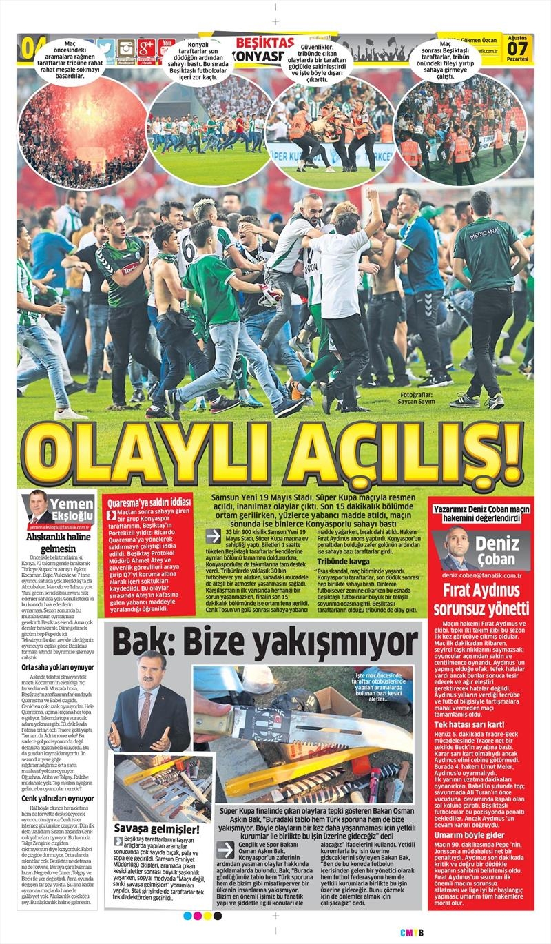 7 Ağustos 2017 | İşte Gazetelerin Beşiktaş manşetleri - Görsel 3