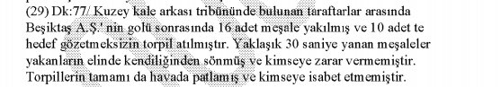 Gözlemci raporuna göre sahaya giren Beşiktaşlı yok! - Görsel 12