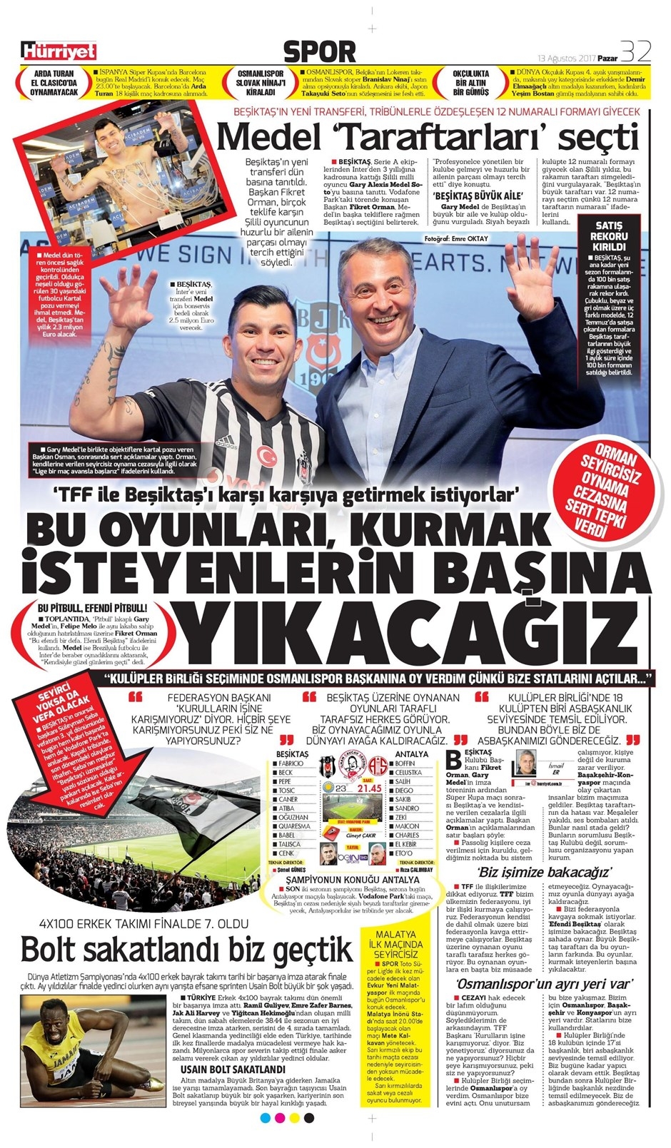 13 Ağustos 2017 | İşte gazetelerin Beşiktaş manşetleri - Görsel 2